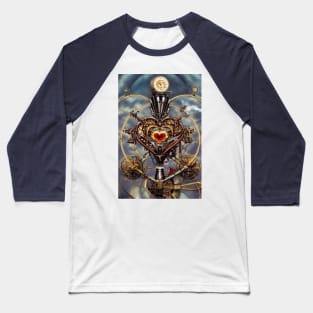 Steampunk mechanical heart Baseball T-Shirt